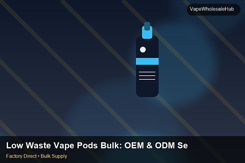 Low Waste Vape Pods Bulk — Low Waste Vape Pods Bulk: OEM & ODM Service | 2026 Edition photo 1