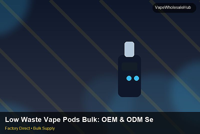 Low Waste Vape Pods Bulk — Low Waste Vape Pods Bulk: OEM & ODM Service | 2026 Edition photo 2