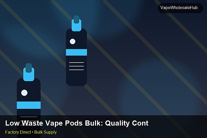 Low Waste Vape Pods Bulk — Low Waste Vape Pods Bulk: Quality Control Process | 2026 Edition photo 2