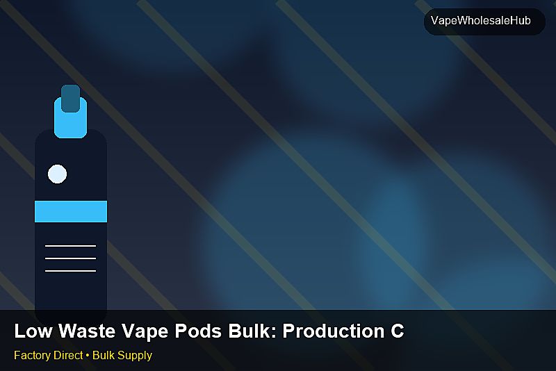 Low Waste Vape Pods Bulk — Low Waste Vape Pods Bulk: Production Capacity | 2026 Edition photo 1