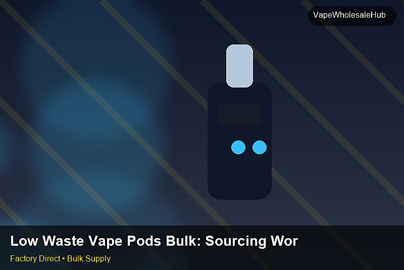 Low Waste Vape Pods Bulk — Low Waste Vape Pods Bulk: Sourcing Workflow | 2026 Edition photo 1