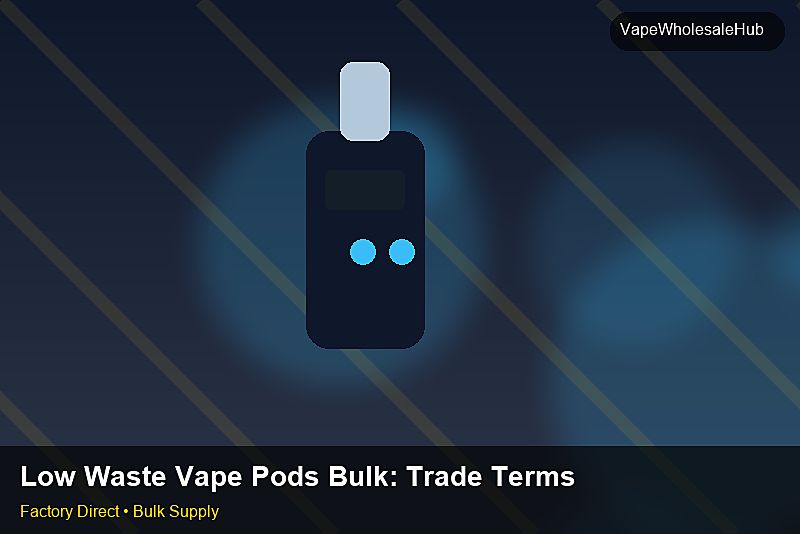 Low Waste Vape Pods Bulk — Low Waste Vape Pods Bulk: Trade Terms | 2026 Edition photo 1